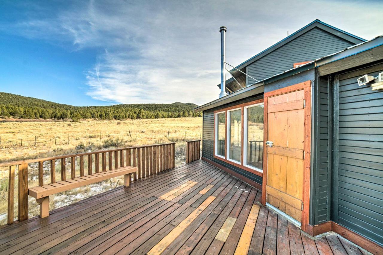 Modern Mountain-View Angel Fire Cabin With Hot Tub! Villa Exterior photo